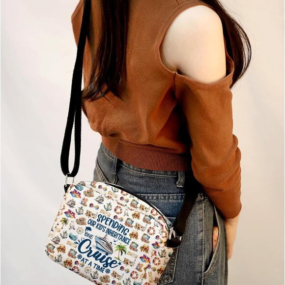 One Cruise At A Time: Elegant Crossbody Bag for Travel Enthusiasts - Picture 7 of 7